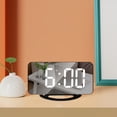 thumbnail image 2 of Reloj despertador digital Sunnimix espejo de maquillaje, 2 of 7