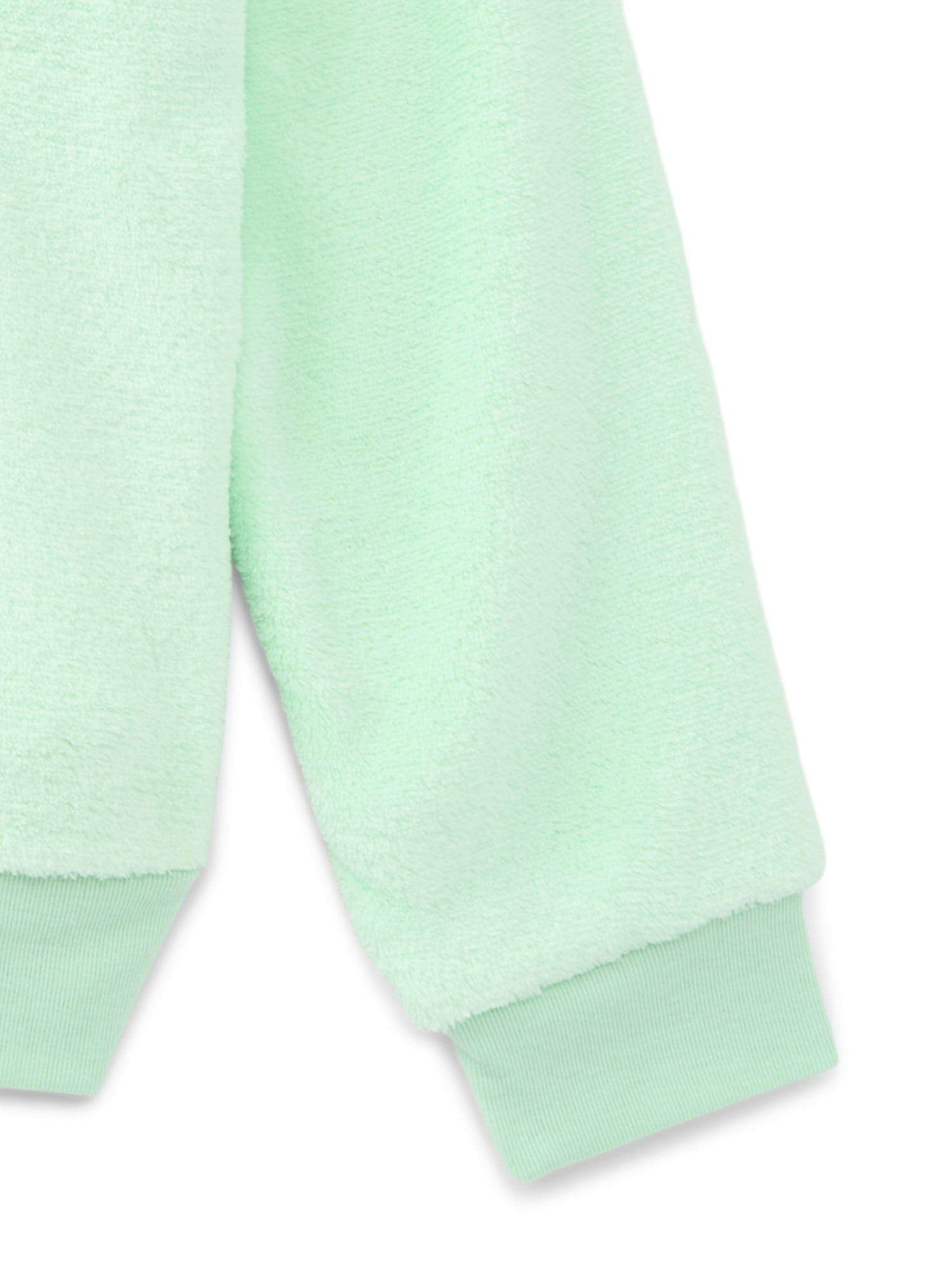 Snoopy Girls Graphic Plush Sweatshirt with Embroidery, Sizes 4-16