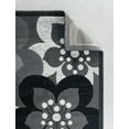 thumbnail image 4 of RUG AND DECOR Newport Collection Modern Abstract Floral Bloom Design Area Rug Black Grey Living Room Bed Room Carpet Alfombras para Sala, 4 of 4