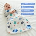 thumbnail image 4 of Baby Sleep Sack 18-24 Months 100% Cotton Baby Wearable Blanket 2-Way Zipper Breathable Lightweight Unisex Sleeping Bag 0.5 Tog Toddler Sleep Sack (3 Pack), 4 of 7