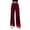 Red, variant on New Women's Casual Pants With Suede Waist Collection Versatile And Like Splicing Straight Leg Pants Work Pants Casual Pants