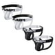 thumbnail image 1 of PUMP 4 unids/Set Sexy Jockstrap ropa interior de malla transpirable de secado rápido Bikini hombres tanga U convexo deportes Fitness bragas (4)H115pangjing, 1 of 3