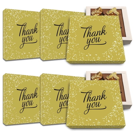 CoolGiftBox Festive Confetti and Chocolates | Thank you Gifts for Employee Recognition Gluten Free Chocolate Gifts for Employee Achievements | Corporate Presents | Pack of 6