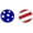 American Flag, variant on American Flag Earrings 925 Sterling Silver 4th of July Earrings Red White and Blue Patriotic Jewelry