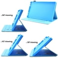 thumbnail image 4 of All-New Fire HD 10 2017 Tablet Case, Allytech Smart Book Style Stand Cover Full Body Protective Case for All-New Fire HD 10.1 Inch Tablet (7th Generation, 2017 Release), Beautiful Bubble, 4 of 10
