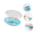 thumbnail image 4 of 1 Juego de lima de uñas eléctrica para bebés, cortauñas eléctrico para cortauñas eléctrico, cortaúñas, multifunción, resina Abs para niños, 4 of 5