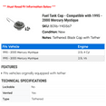 thumbnail image 2 of Fuel Tank Cap - Compatible with 1995 - 2000 Mercury Mystique 1996 1997 1998 1999, 2 of 2