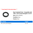 thumbnail image 2 of Rear Crankshaft Seal - Compatible with 1998 - 2014 Lincoln Navigator 5.4L V8 1999 2000 2001 2002 2003 2004 2005 2006 2007 2008 2009 2010 2011 2012 2013, 2 of 2