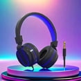 thumbnail image 2 of 1pc Wired Headset for Gaming And Entertainment, with Microphone, Suitable for PS4/XBOX-ONE/PC/headset, Mobile Computer Gaming Heavy Bass Headphones, Noise Reduction Capacitor Microphone, 2 of 12