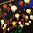 thumbnail image 1 of Linterna navideña Globo aerostático Linterna Decoración de jardín de infantes Boda Centro comercial Decoración de mediados de otoño Cesta colgante Linterna de papel, 1 of 4