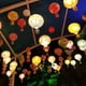 thumbnail image 1 of Linterna navideña Globo aerostático Linterna Decoración de jardín de infantes Boda Centro comercial Decoración de mediados de otoño Cesta colgante Linterna de papel, 1 of 4