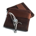 thumbnail image 6 of Thicken Jewellery Pouch Packaging Bag Soft Velvet Flip Gift Bracelet Necklace Earrings Ring Storage Bag Wedding Presents Pouches dark gray, 6 of 6
