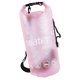 thumbnail image 5 of Bolsa seca impermeable con parte superior enrollable, ligera y portátil para flotar, senderismo y pesca. Rosa, 5 of 9