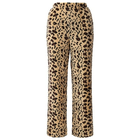 

WBQ Buffalo Plaid Flannel Pajama Pants for Women with Pockets Khaki Tag L/US 10