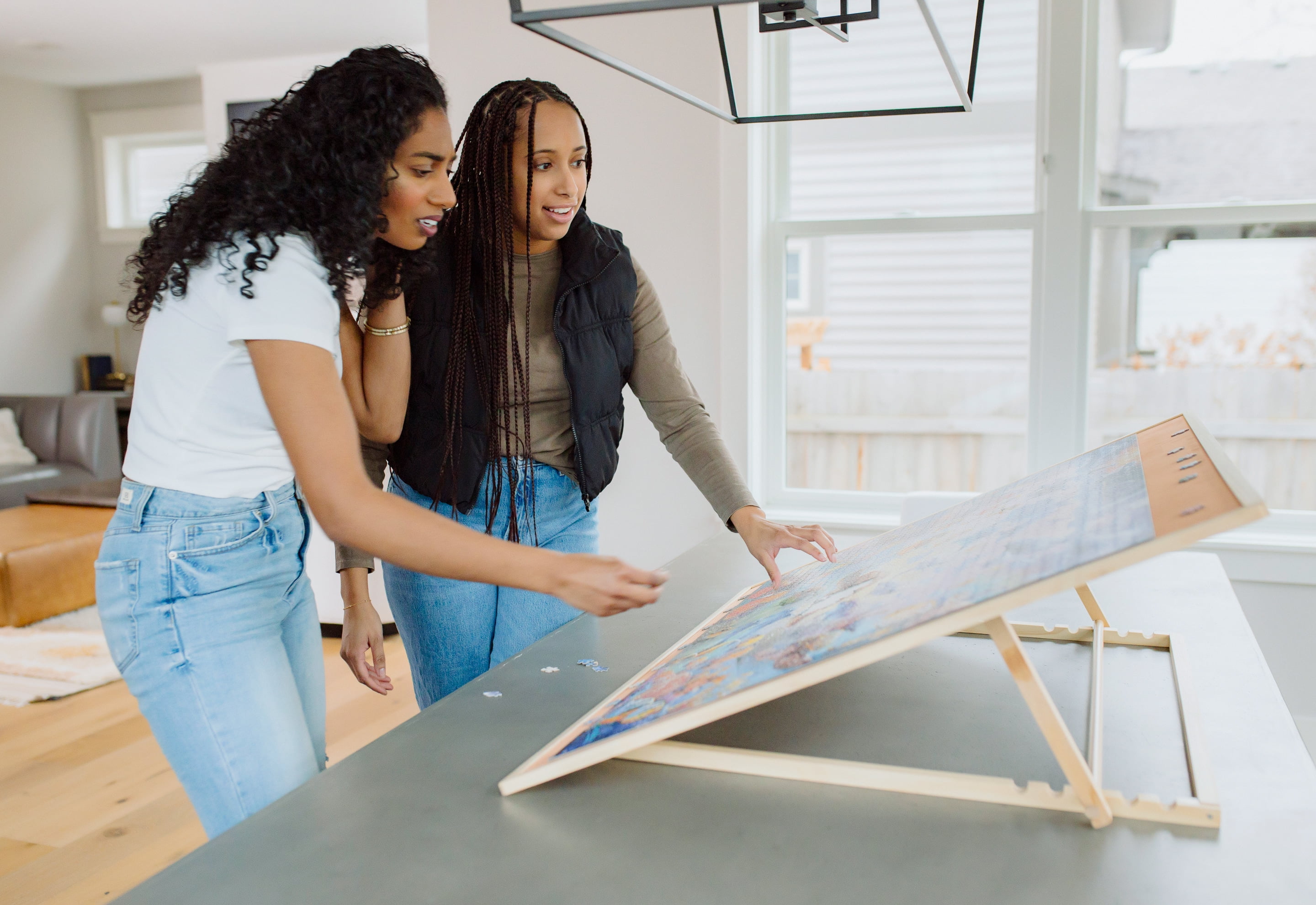 Buffalo Games Jigsaw Puzzle Easel up to 1000-pieces for Adults Ages 14+