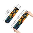 thumbnail image 4 of Pofeuu Abstract Funny Duck Print 30cm Socks, Adult Running Hiking Socks for Youth and Adult, 4 of 7