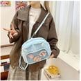 thumbnail image 3 of LHSHID Cat Ear Ita Backpack Cute Bags Kawaii Y2K Bags 3 Ways Crossbody Purse Messenger Bags for Women Shoulder Bag Tote (Pink), 3 of 6
