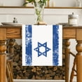 thumbnail image 2 of Jiibva Hexagram Hanukkah Table Runner - Star of David Jewish Menorah Passover Chanukah Holiday Table Decoration for Kitchen Dining Home Party Decor, 2 of 7