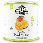Augason Farms Freeze Dried Diced Mango 9.52 oz No. 10 Can