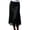 White, variant on LMLYSoH Women's Satin Midi Skirt Elegant Solid Color Lace Trim Loose Fit Knee Length Skirt for Party Work Daily Wear