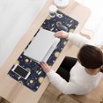 thumbnail image 3 of Long Mouse Pads for Desk,Blue Sun Moon Star Pattern Desk Mats on Top Of Desks, Desk Mouse Pad Extra Large with 3mm Non-Slip Base and Stitched Edge for Gaming,Office,Work,Home 31.5"x11.8", 3 of 6