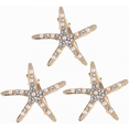 thumbnail image 1 of 3pcs Cadeau Starfish Strass Cheveux Clips Sirène Accessoire de Cheveux, 1 of 4