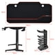thumbnail image 4 of Escritorio de gaming Costway con Superficie amplia Negro 140 x 66 x 75 cm, 4 of 10