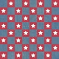 thumbnail image 3 of Grove, Beth 12x12 Black Modern Framed Museum Art Print Titled - Stars and Stripes Dark Pattern I, 3 of 5