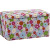 Upholstered Storage Bench, Floral Girly