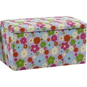 Upholstered Storage Bench, Floral Girly