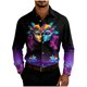 thumbnail image 3 of Ceisia Men Color Block Long Sleeve Zipper Casual Daily Outdoor Versatile Gift Fashion Athletic Top, 3 of 5