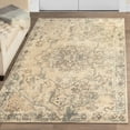 thumbnail image 2 of Geogiou Distressed Medallion with Border Ivory Area Rug, 2 of 3