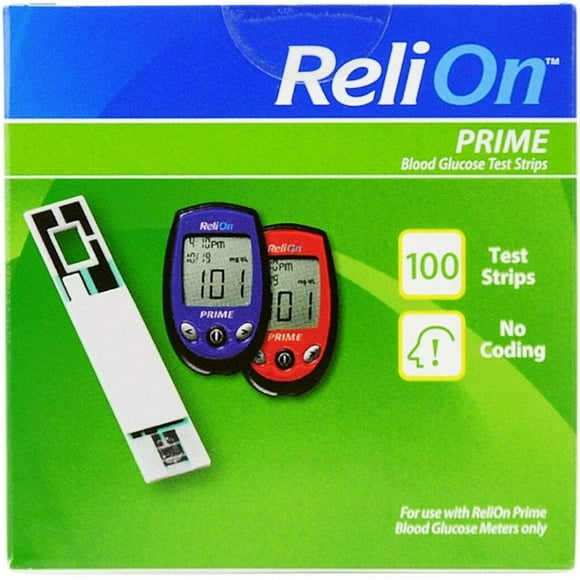 ReliOn Blood Glucose Test Strips