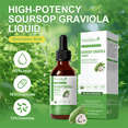 thumbnail image 4 of Ultra Concentrated Soursop Graviola Extract - 1800mg Per Serving - Natural Immune Support & Antioxidant Health Supplement, 30 Servings, 4 of 7