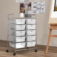 thumbnail image 4 of Carrito Móvil Costway Multiusos con 10 cajones Organizador de Herramientas 65,5 x 37 x 87 cm, 4 of 10