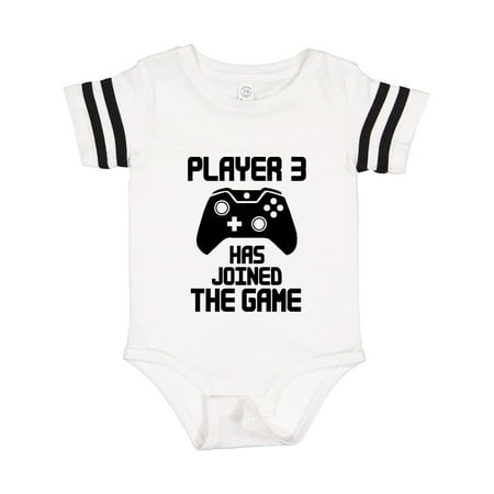 

Inktastic Player 3 Has Joined the Game Gift Baby Boy or Baby Girl Bodysuit