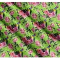 thumbnail image 3 of Soimoi Cotton Poplin Fabric Bird,Leaves & Rose Floral Print Sewing Fabric Yard 56 Inch Wide, 3 of 7