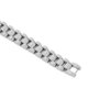 thumbnail image 4 of Pulsera de Acero Inoxidable Elegante Bling Bling Plata Blanco, 4 of 14