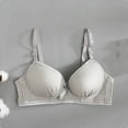 thumbnail image 2 of fatyb Women's Thin T-Shirt Bras No Underwire Cute Plaid Bras Comfort Push up Everyday Bras for Women, 2 of 4