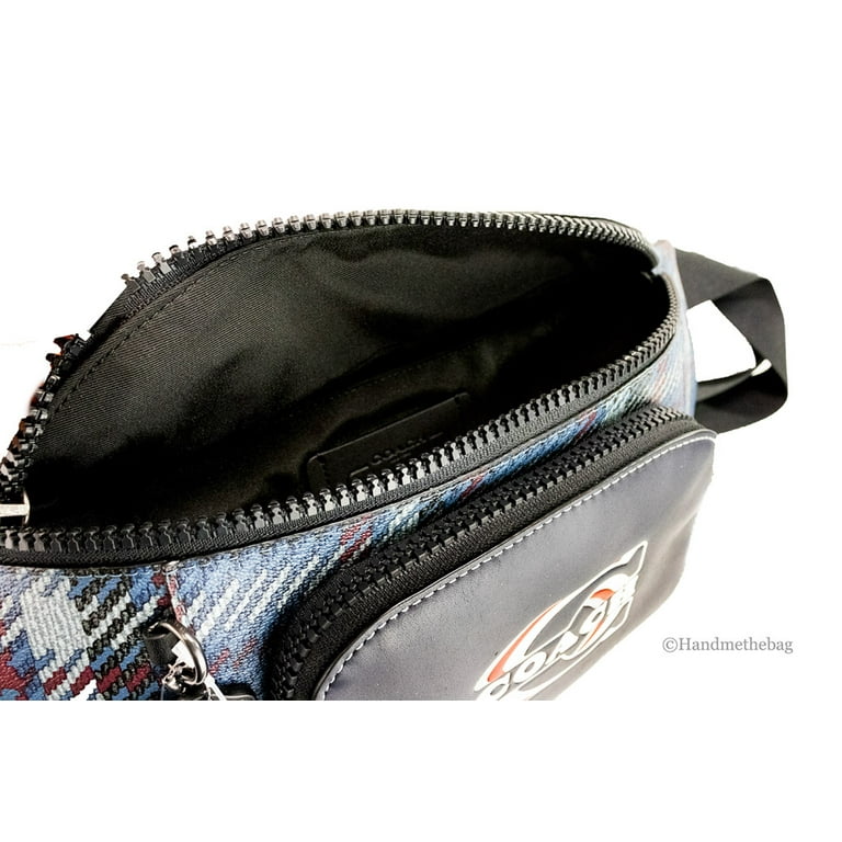 Soft Leather Belt Bag - Navy