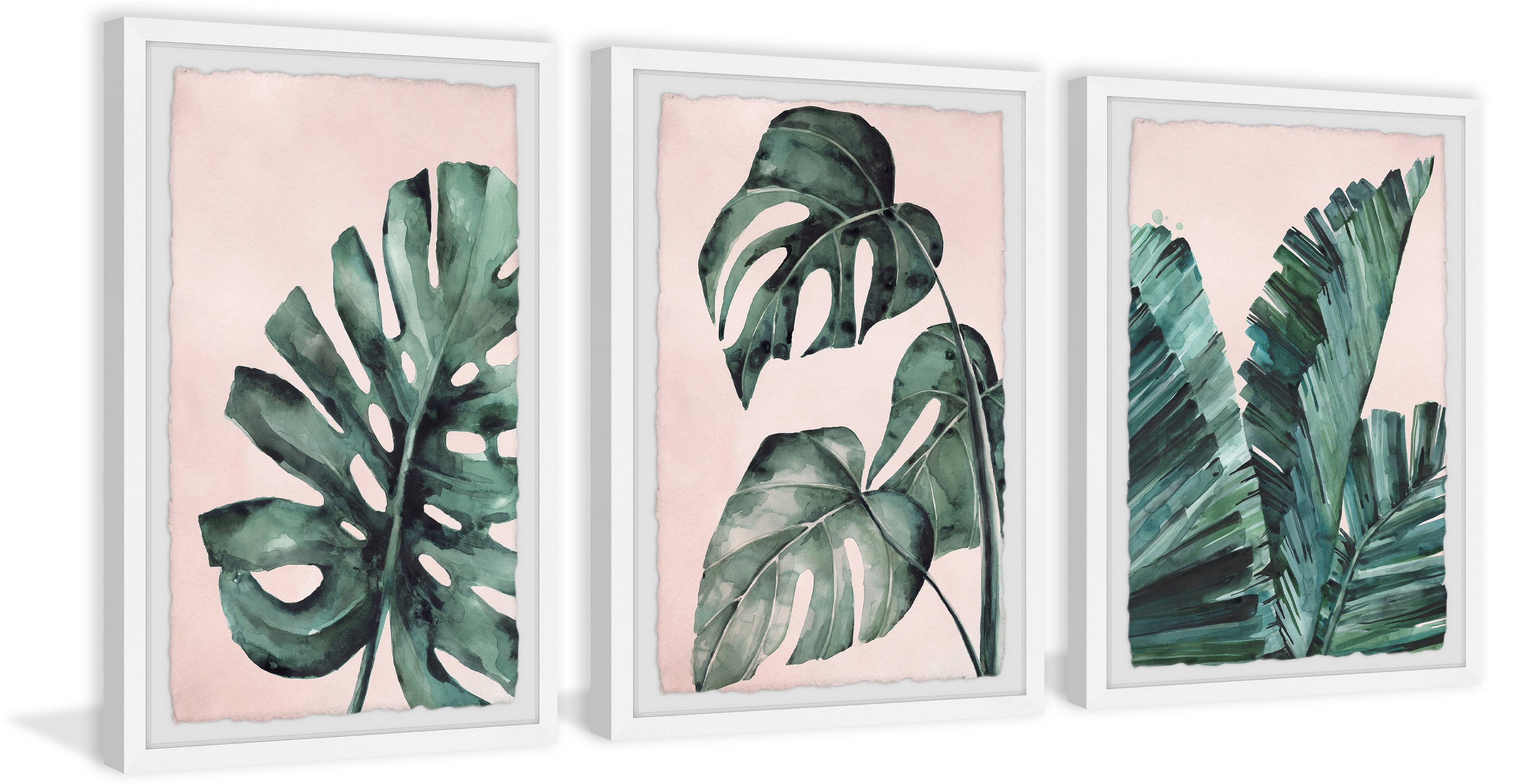 Marmont Hill Palmera in Pink Triptych