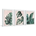 thumbnail image 2 of Marmont Hill Palmera in Pink Triptych, 2 of 6
