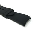 thumbnail image 2 of 20mm Curved End Silicone Watch Bands - Soft Rubber Replacement Watch Straps - Waterproof - Stainless Steel Buckle - Many Colors, 2 of 8