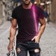 thumbnail image 4 of Camiseta de Manga Corta de Cuello Redondo de Impresión de los Hombres Moda Casual, Ajuste Suelto para la Capa de Invierno con Chaquetas Y Pantalones Cortos, 4 of 5