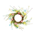 thumbnail image 2 of Xecvkr Easter Egg Garland Spring Table Candlestick Hanging Ring Door Window Decoration Vibrant Foam Ornament Branch Centerpiece Wreath Table Festive 1pc, 2 of 6