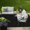 thumbnail image 4 of Home Queen Starwars Collection Pet Friendly Indoor Outdoor Area Rug Black - 8' x 10' Oval, 4 of 5