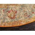 thumbnail image 7 of Unique Loom Rosso Collection Area Rug - Gabrieli (8' Round Beige/Blue), 7 of 7