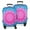Pink Blue Tie, variant on Rainbow Tie Dye Mandala Pattern Luggage Cover Fashion Suitcase Cover Baggage Covers Fit 25-28 Inch Luggage (Go Travel)