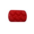 thumbnail image 2 of Matsuzay Moldes de fondant Exquisito molde en relieve de 6 cavidades Herramientas de decoración de pasteles DIY Elaboración de moldes de Herramientas y accesorios para hornear Rojo, 2 of 6