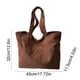 thumbnail image 3 of Bolsas de almacenamiento de pana, bolso de pana de gran capacidad, bolso de mano de color sólido, bolso de hombro elegante e informal para estudiantes y mujeres que viajan diariamente, bolso de mano a, 3 of 6